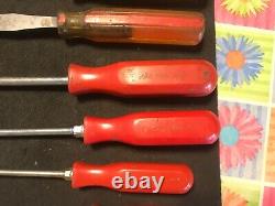 13 Pc Mac Tools Assortment Screwdriver, Pry Bar, Pick, Valve Core, 3/8 Driver +