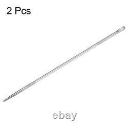 2pcs Aligning Pry Bar 37 Length Round Crowbar Sleever Bar with Embossed Handle