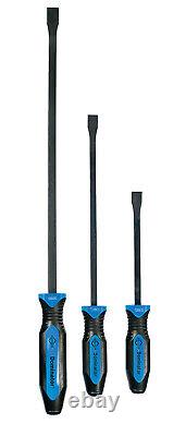 3 Pc. Dominator Curved Pry Bar Set, Blue MAY-14071BL Brand New