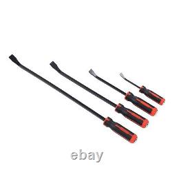 4Pcs Angled Tip Pry Bar Set Reinforced 30° Curved Car Tire Repair Kit