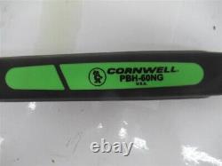 Cornwell PBH-60NG, 60 Bent Tip, 3/4 Sq. Shank, Handled Pry Bar, Neon Green