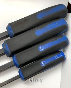 Cornwell Tools Prybar Set Pry Bar BLUE Soft Grip Crow STRIKING Lot 8-24 Long