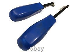 Cornwell Tools USA 2 Piece BLUE Hard Handle Heavy Duty Pry Bar Set PBH12 PBH24