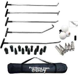 Dent Removal Tool Set Paintless Stainless Steel Pry Bars For Car Body Profession