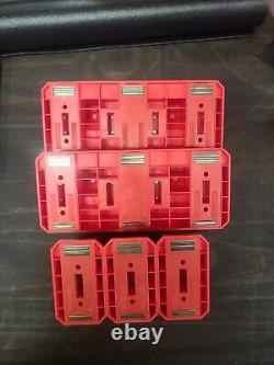 EZ RED Super Magnetic 2- 4 Slot Magnetic Holders And 3- 1 Slot Holders. 5 Total