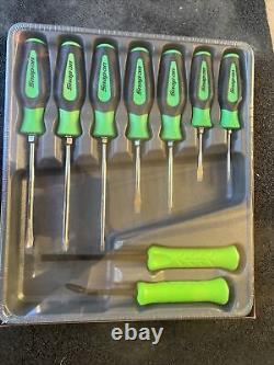 For SNAP ON NEWithSEALED Green 9pc Screwdriver/Pry Bar Set Sgdxpb90bg