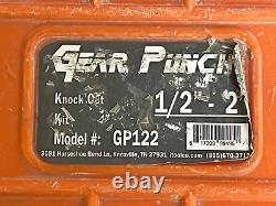 Gear Punch /Knock Out Kit 1/2 & 2 Inch GP122