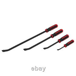 Genuine Sealey AK9105 Angled Pry Bar Set 4pc Heavy-Duty with Hammer Cap M