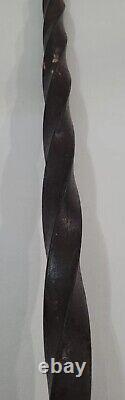 Hand Forged Crow Bar Pry Puller Wrecking Twist Design Old Tool Antique Vintage