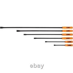 Lang 853-6ST 6pc Pry Bar Set Sizes Consisting Of 12, 17, 25, 31. 36 And 45