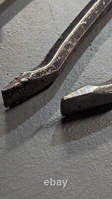 Lot of 3 Pry Bars Striking Demolition Chisel 24 Mayhew Curved Tip Tool Set Used