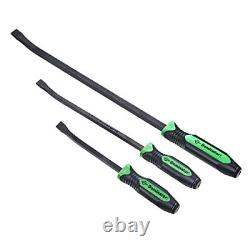 Mayhew Tools 14071GN 3 Pc. Dominator Curved Pry Bar Set, Green