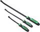 Mayhew Tools 14071GN Dominator Pro 3-Piece Pry Bar Set, 12, 17 & 25 Curved