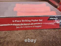 NEW! Snap On 4-pc Orange Striking Prybar Set SPBS704AO