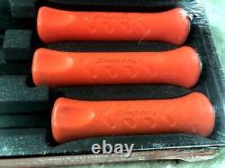 NEW Snap-on Tools Orange 4pc Hard Grip Striking Prybar Set SPBS704AO