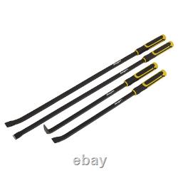 Pry Bar Set 4pc Heavy-Duty with Hammer cap Sealey S01193 New