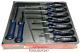 SNAP ON TOOLS SGDXPB90B MB 9Pc BLUE Soft Grip Screwdriver & Striking Prybar Set