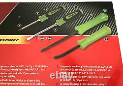 SNAP ON TOOLS SGDXPB90BG 9Pc GREEN Soft Grip Screwdriver & Striking Prybar Set