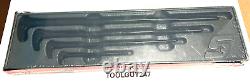 SNAP ON TOOLS USA 4 Pc Prybar Set (6,12,16 & 20) PBS704 NEW