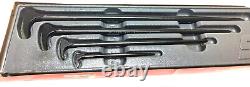 SNAP ON TOOLS USA 4 Pc Prybar Set (6,12,16 & 20) PBS704 NEW