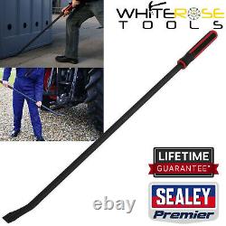 Sealey Pry Bar 1220mm 45° Heavy-Duty Premier Hammer Cap 22mm Steel Shaft