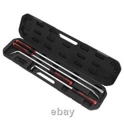 Sealey Pry Bar Set 4pc Heavy-Duty with Hammer Cap Premier 900mm 600mm Straight