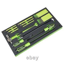 Siegen Siegen Pry Bar, Hammer & Punch Set with Tool Tray 23pc S01279