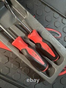 Snap On 2 pc Instinct Non-Marring Red Trim Pad Tool Set Clip Remover ASGP102BR