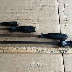 Snap-On 4 Piece Pry Bar Set Black Spb24a Spb18 Spb12 Spb8 USA a