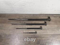 Snap-On 4 Piece USA Rolling Head Lady Foot Pry Bar Set 6, 12, 16, 20