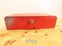 Snap-On KR-295 Locking Screwdriver Pry Bar Cabinet Side Tool Box With Key 1989