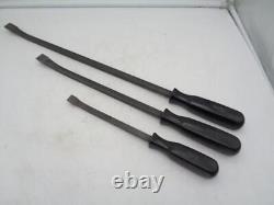 Snap On SPB12 SPB18 SPB24 Hard Black Handle SPB Pry Bar 3 pc Set 12 18 24 USA