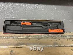 Snap On Spb Orange Handle 4 Pc Striking Prybar Set Missing 2 Like New