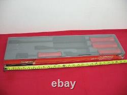 Snap On Tools 4-piece Striking Prybar Set In Snap-on Red