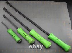 Snap On Tools SPBS704AG 4-pc Striking Prybar Set GREEN