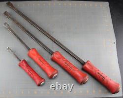 Snap On Tools SPBS704AR 4-pc Striking Prybar Set Red