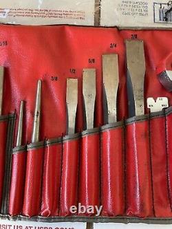 Snap-On Tools USA PPC200K 21pc Punch And Chisel Set with C211A Kit Bag