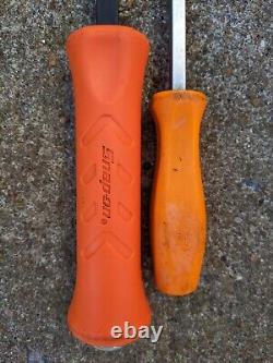Snap-On Tools USA SPB24A 24 Striking Pry Bar + CSA10B 12 Scraper (Orange)