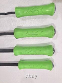 Snap-on 4pc Green Hard Grip Striking Prybar Set 8, 12, 18, 24 (SPBS704AG)