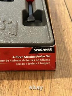 Snap on 4pce Striking Prybar Set Latest Type Free Tracked Post Rrp £285