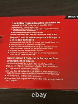 Snap-on SPBSDC705FR 24 18 12 8 Prybar & 18 Demolition Chisel & PRO-FI Foam