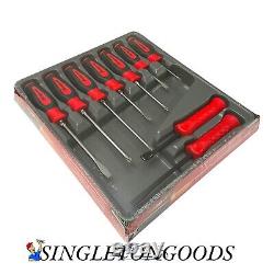 Snap-on Tools NEW SGDXPB90BR RED Grip 9 pc Screwdriver & Striking Prybar Set USA