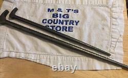 Snap-on Tools USA 2pc Rolling Head Lady Foot Pry Bar Set 1650, 2050