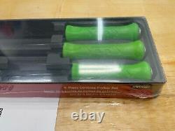 Snap-on Tools USA NEW 4pc GREEN Hard Grip Striking Prybar Set SPBS704AG