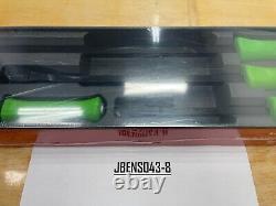 Snap-on Tools USA NEW 4pc GREEN Hard Grip Striking Prybar Set SPBS704AG