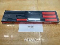 Snap-on Tools USA NEW 4pc ORANGE Hard Grip Striking Prybar Set SPBS704AO