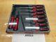 Snap-on Tools USA NEW 9pc RED Combo Screwdriver / Striking Prybar Set SGDXPB90BR