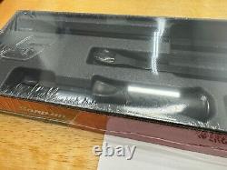 Snap-on Tools USA NEW DARK TITANIUM 4pc Hard Grip Striking Prybar Set SPBS704ADT