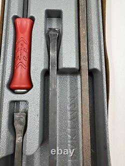 Snap-on Tools USA RED 4pc Hard Grip Striking Prybar Set SPBS704AMB