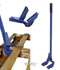 Steel Pallet Pry Bar Buster with Handle recycled timber Demolition Floor Board